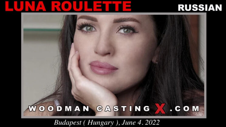 [WoodmanCasting] - Luna Roulette's Big Tits and Shaved Pussy - Luna Roulette (Luna Roulette)
