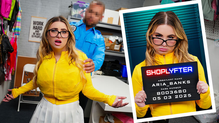 [Shoplyfter] - Blonde Brat London Ford Takes Cum in Mouth - Aria Banks - London Ford (Aria Banks, London Ford)