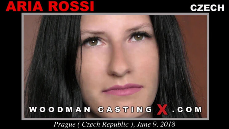 [WoodmanCasting] - Aria Rossi Anal Debut - Gaping, Spanking & Pussy Licking - Aria Rossi (Aria Rossi)