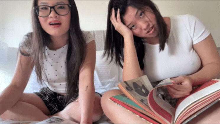 [FamilyTherapy] - 18 Years Old Asian Teen in First Threesome (Sakura, Uwu Tofu)