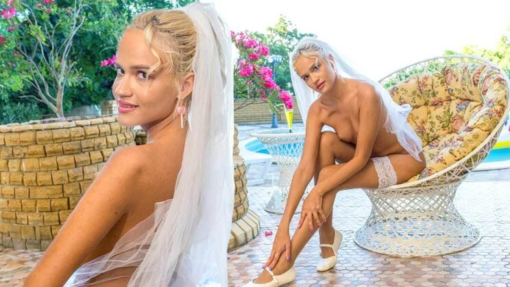 [ClubSweethearts] - Blonde Teen Bride Gets Ready - Novella Night (Novella Night)