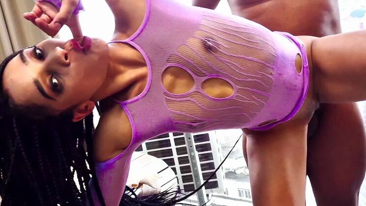 Braids Swinging as She Takes Big Black Cock • must-watch unique • FapNest