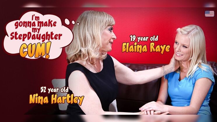 50-plus stepmom Nina Hartley fucks teen stepdaughter Elaina Raye • special top • FapNest