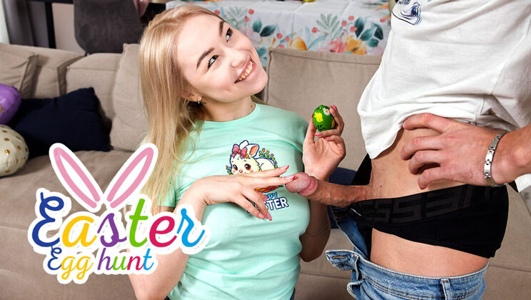 Easter Sex with Sara Bork & Aleks Sam - Blonde Teen Blowjob & Doggystyle • viral must-watch • FapNest